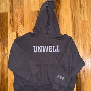 Unwell Gray Hoodie